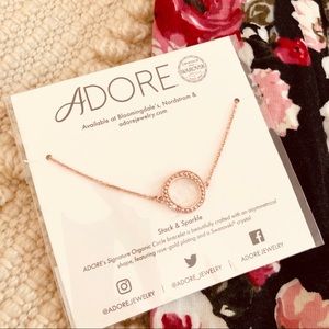 Swarovski Adore Stack Bracelet in Rose Gold